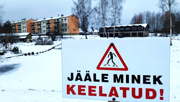 Kanepi vald kutsub lapsevanemaid üles hoiatama lapsi hapra jää ohtude eest